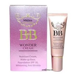 BB Mistine Wonder Cream Makeup Base Anti-Wrinkle Primer Foundation SPF30