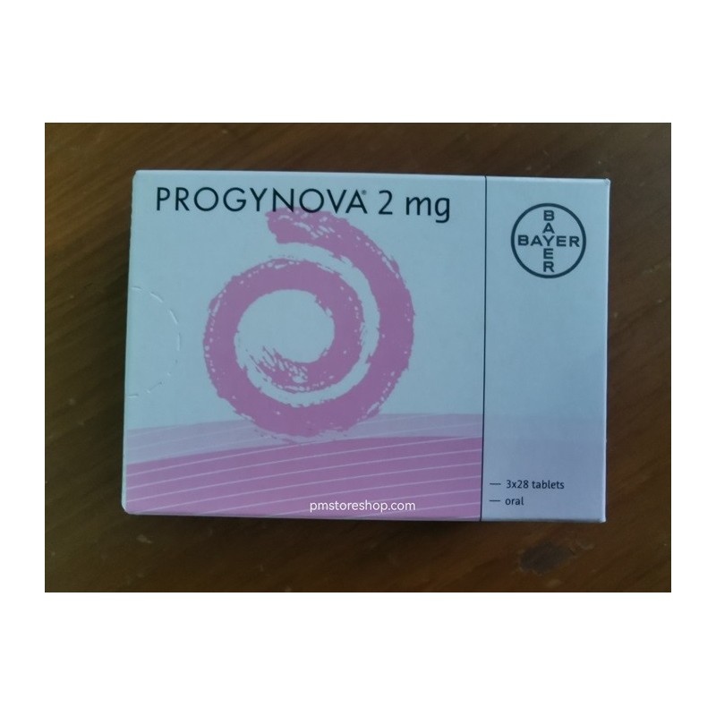 4 boxes Progynova 2mg